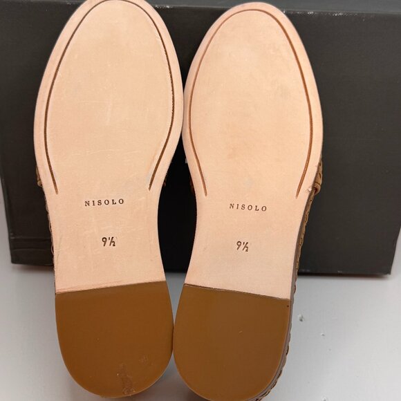 Nisolo Alejandro Woven Slip On – Tobacco – Men’s Size 9.5 - Can be UNISEX - Picture 5 of 10